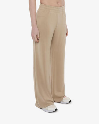 Schwarze Synthetik-Fitnesshose für Damen