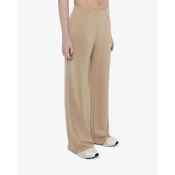 pantalon de fitness synthétique beige pour femme