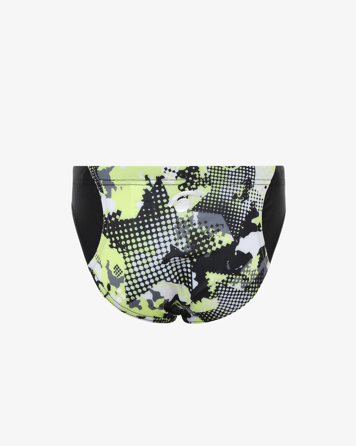 maillot de bain jaune et multicolore pour garçons et filles en matière synthétiq 3/4