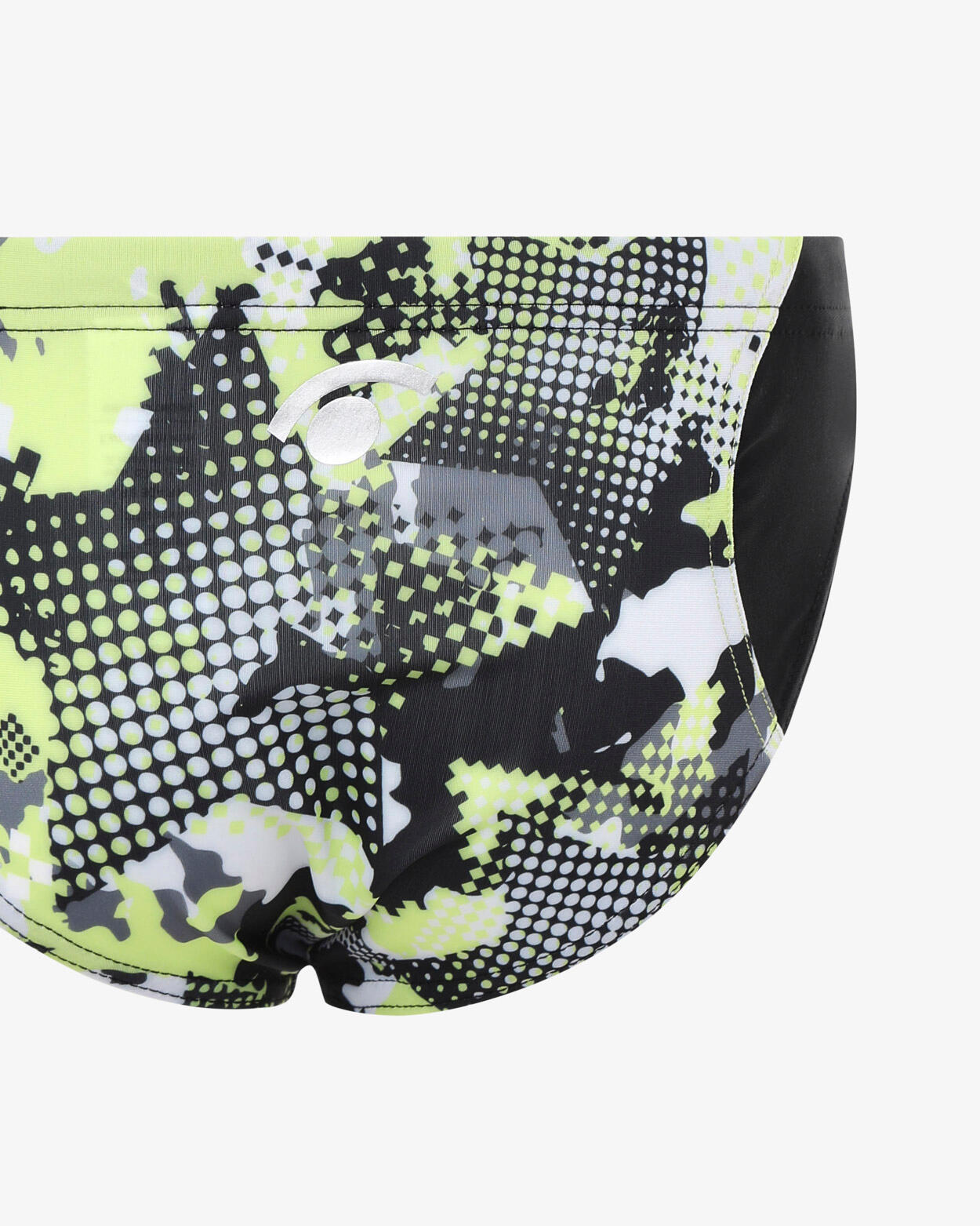 maillot de bain jaune et multicolore pour garçons et filles en matière synthétiq 4/4