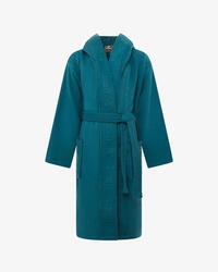 peignoir en coton bleu sarcelle pour garçons et filles pour l'éducation physique