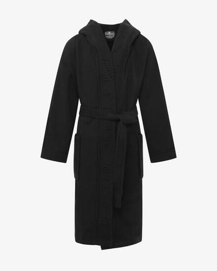 Peignoir en coton noir pour garçons et filles pour l'éducation physique