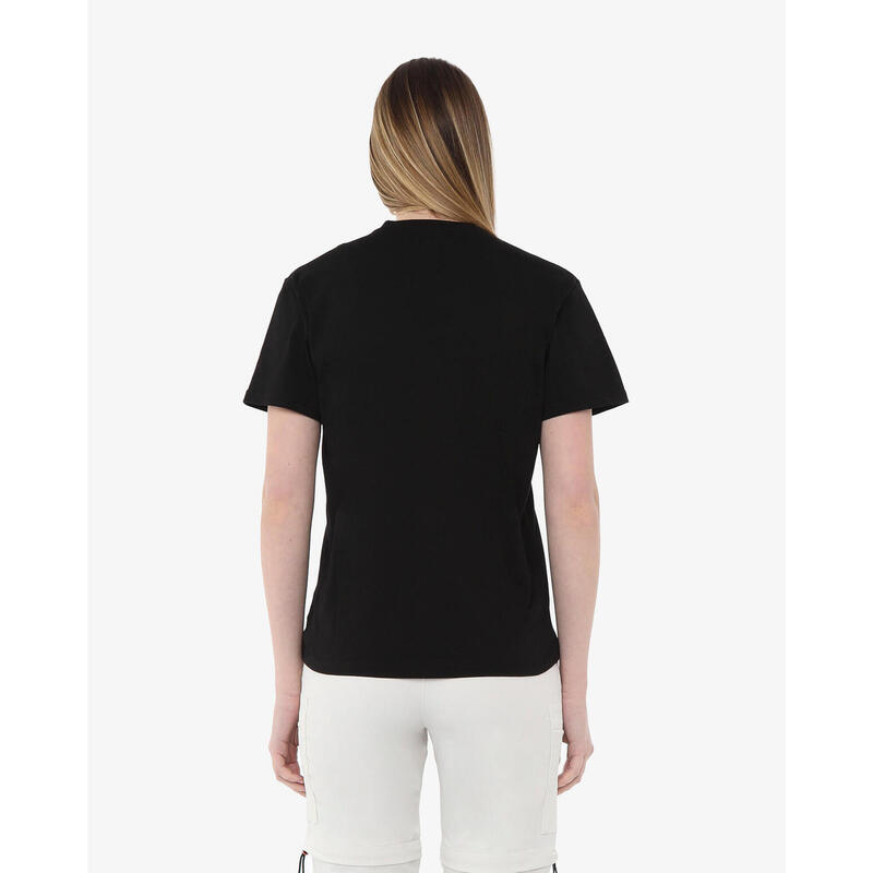 T-shirt de fitness en coton noir pour hommes et femmes