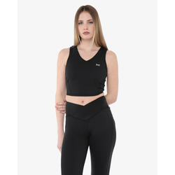 Débardeur de fitness synthétique framboise pour femme