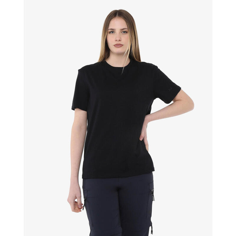 T-shirt de fitness en coton bleu marine pour homme et femme