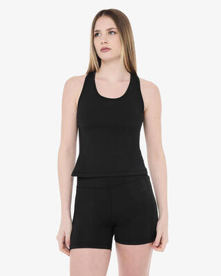 Oranje synthetisch fitness tanktopje voor heren en dames