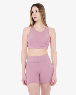 Witte synthetische fitness tanktop voor dames