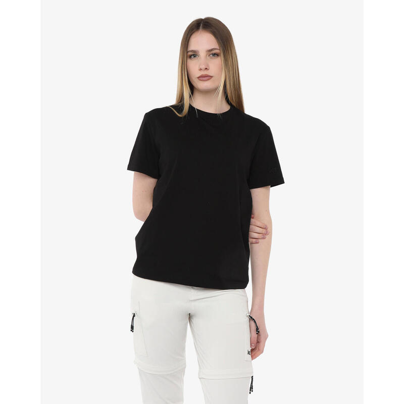 T-shirt de fitness en coton noir pour hommes et femmes