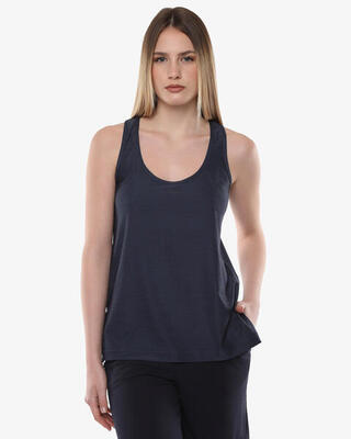 Witte synthetische fitness tanktop voor dames