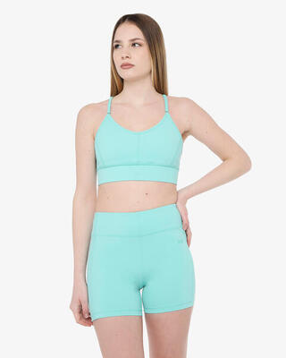 Zwarte synthetische fitness tanktop voor dames