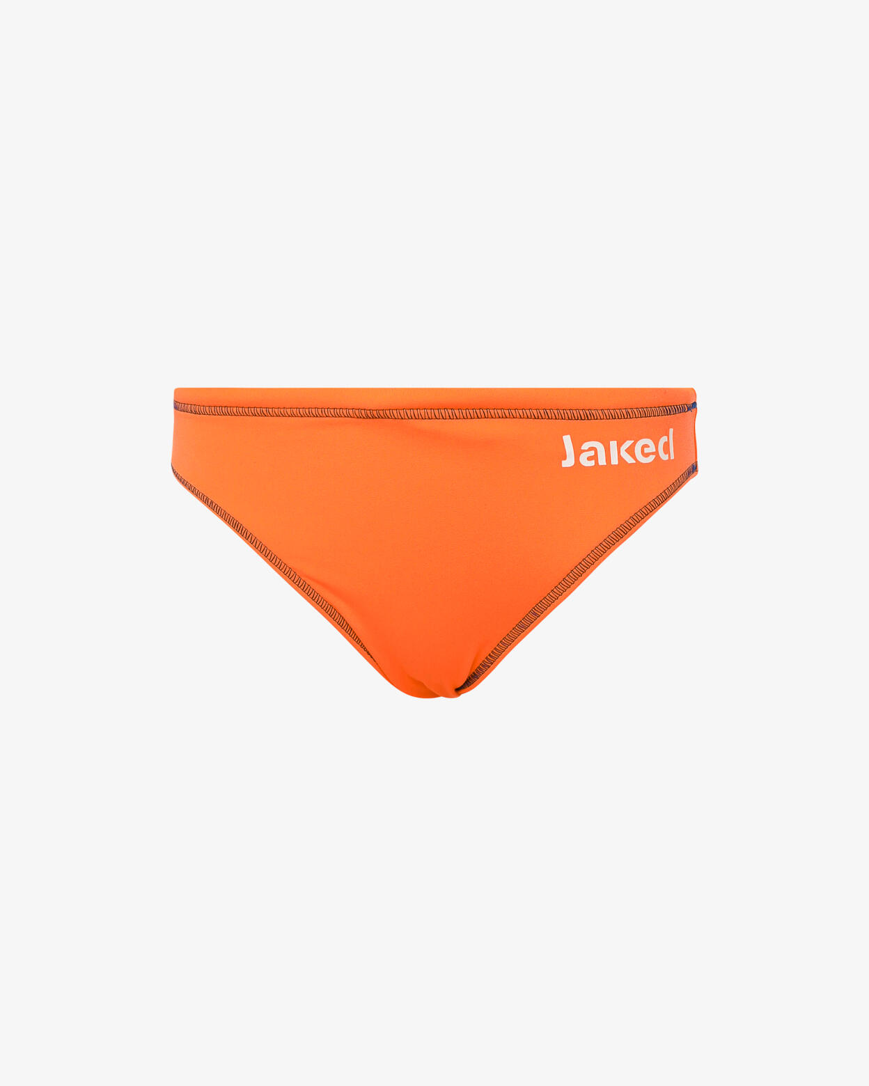 Fluorescerend oranje en blauw synthetisch zwempak voor kinderen 3/5