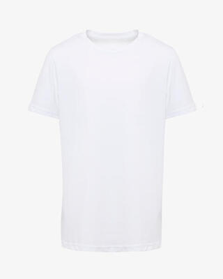 t-shirt nero da ragazzo e ragazza in cotone da educazione fisica