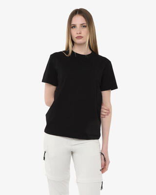 Zwart fitness katoenen t-shirt voor heren en dames