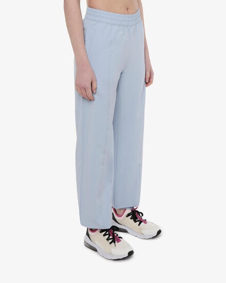 Schwarze Synthetik-Fitnesshose für Damen