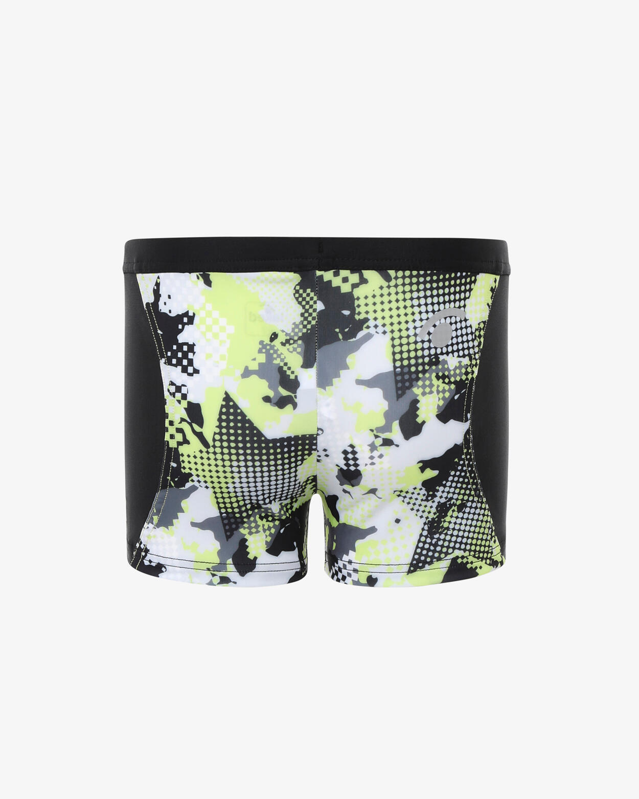 maillot de bain jaune et multicolore pour garçons et filles en matière synthétiq 3/4