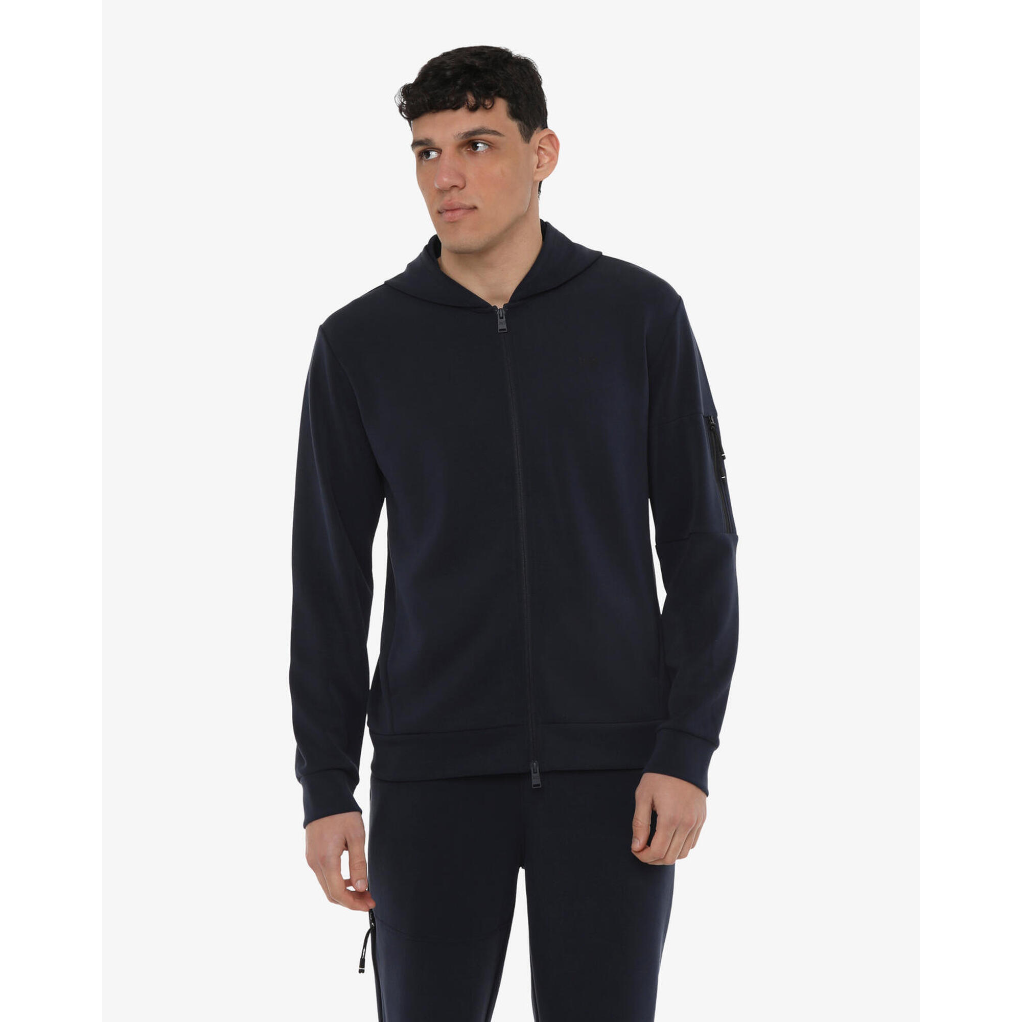Jaked - Sweat-shirt Bleu Marine Pour Homme En Matière Synthétique Pour Le Fitness - Sweat-shirt - Bleu - S - Decathlon