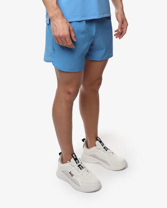 Maillot de bain de fitness synthétique bleu marine pour homme