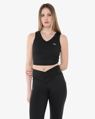 Frambozen synthetische fitness tanktop voor dames