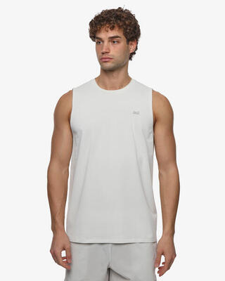 Zwarte synthetische fitness tanktop voor heren