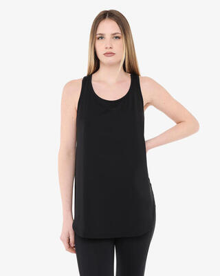 Witte synthetische fitness tanktop voor dames