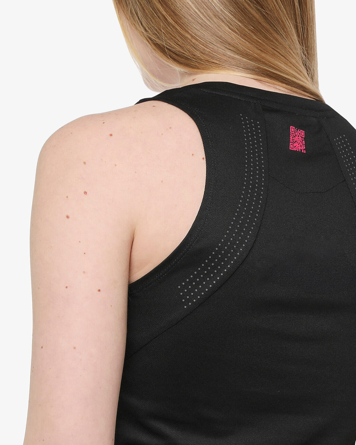 canotta  nero da donna in mat. sintetico da fitness 4/4