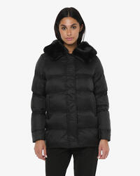 Veste de fitness synthétique noire pour femme