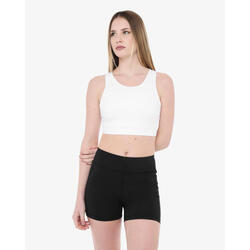 débardeur de fitness synthétique blanc pour femme