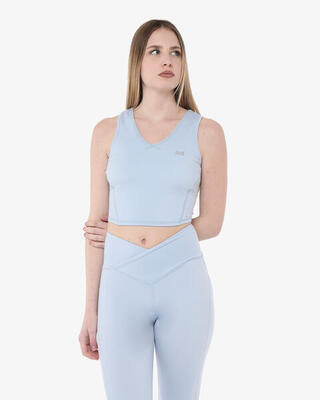 Frambozen synthetische fitness tanktop voor dames