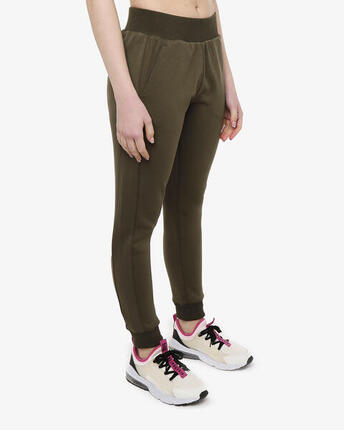 Lila synthetische Fitnesshose für Damen