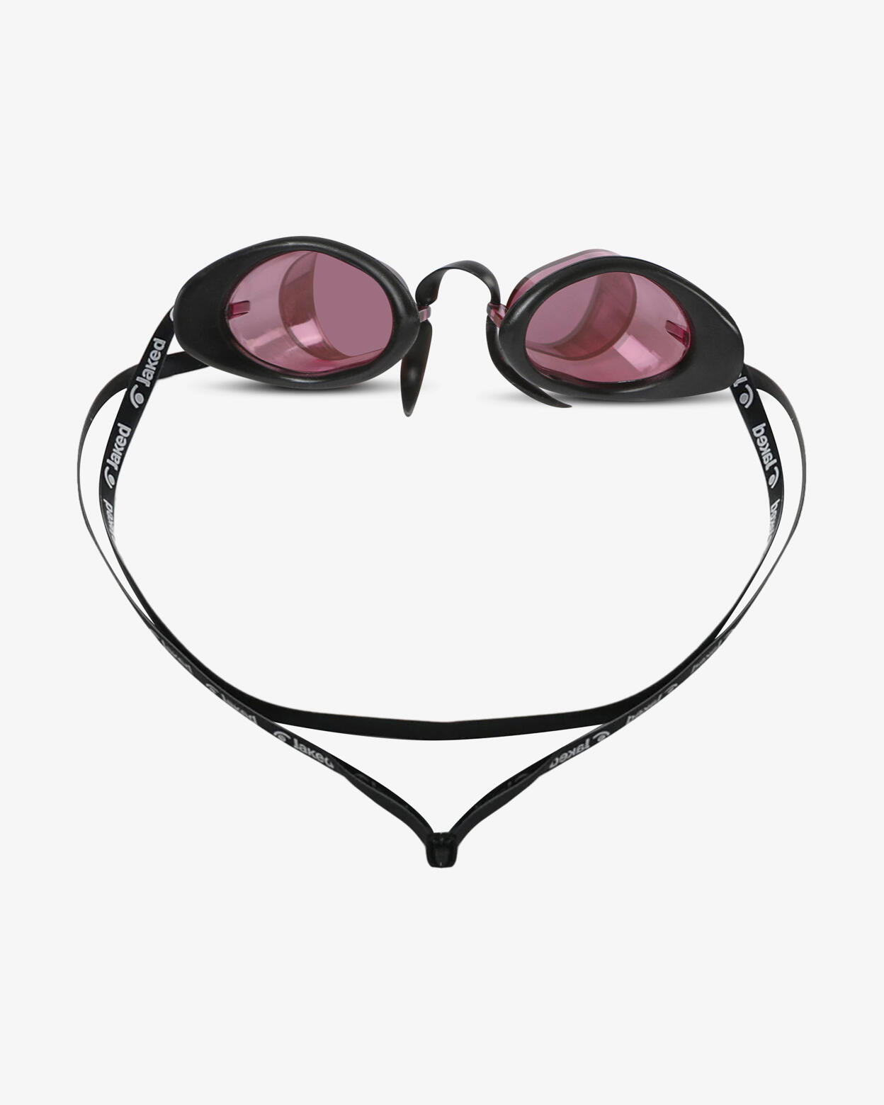 Gafas de natación sintéticas rosas para hombre y mujer. 3/5