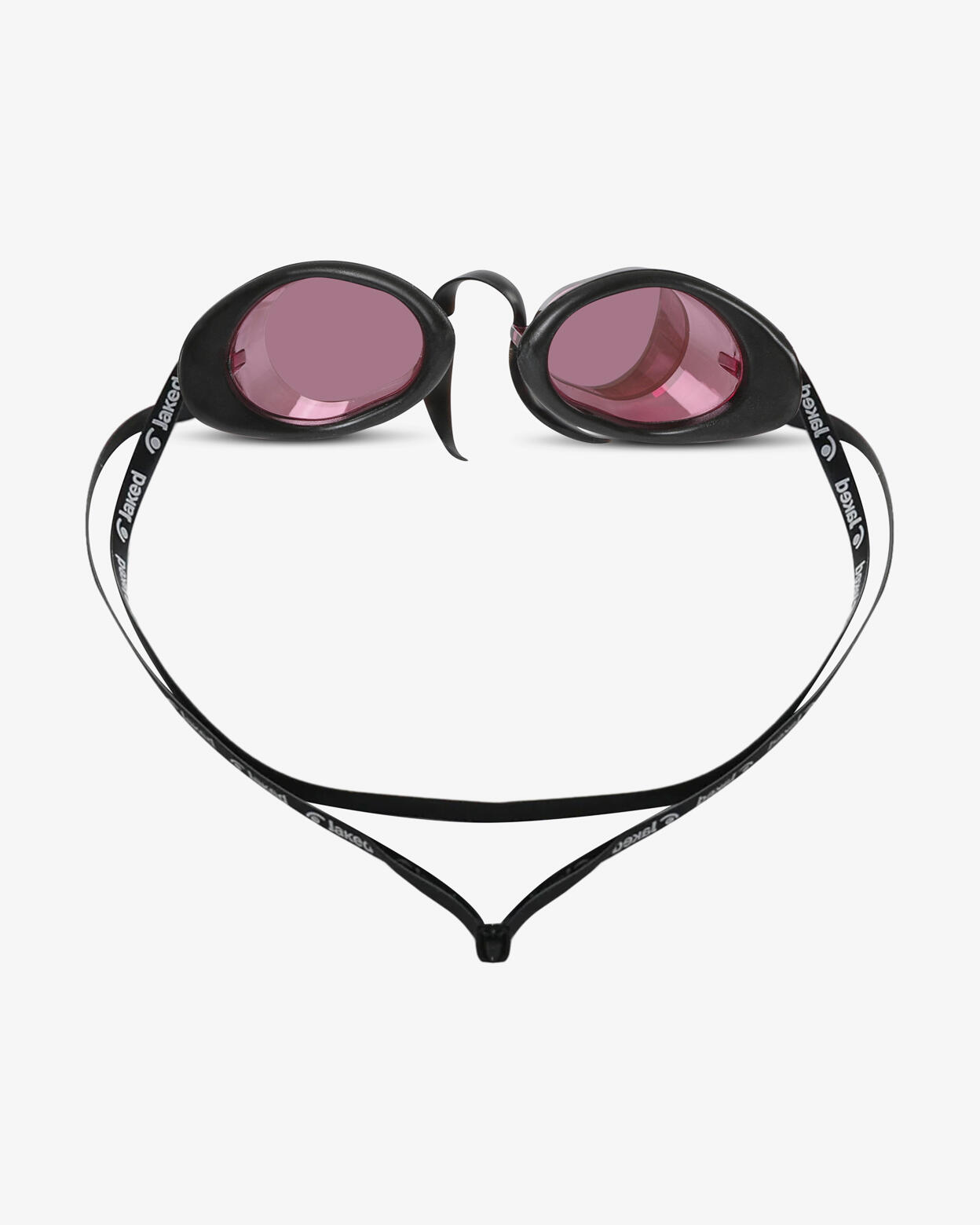 Gafas de natación sintéticas rosas para hombre y mujer. 4/5