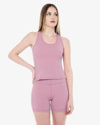 Oranje synthetisch fitness tanktopje voor heren en dames