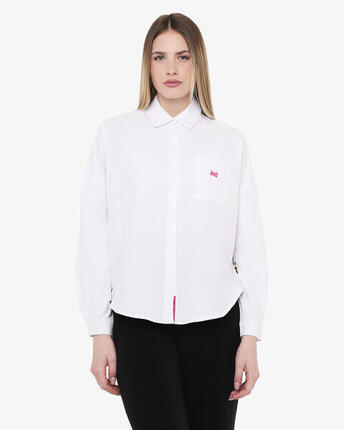 t-shirt de fitness synthétique blanc pour femme