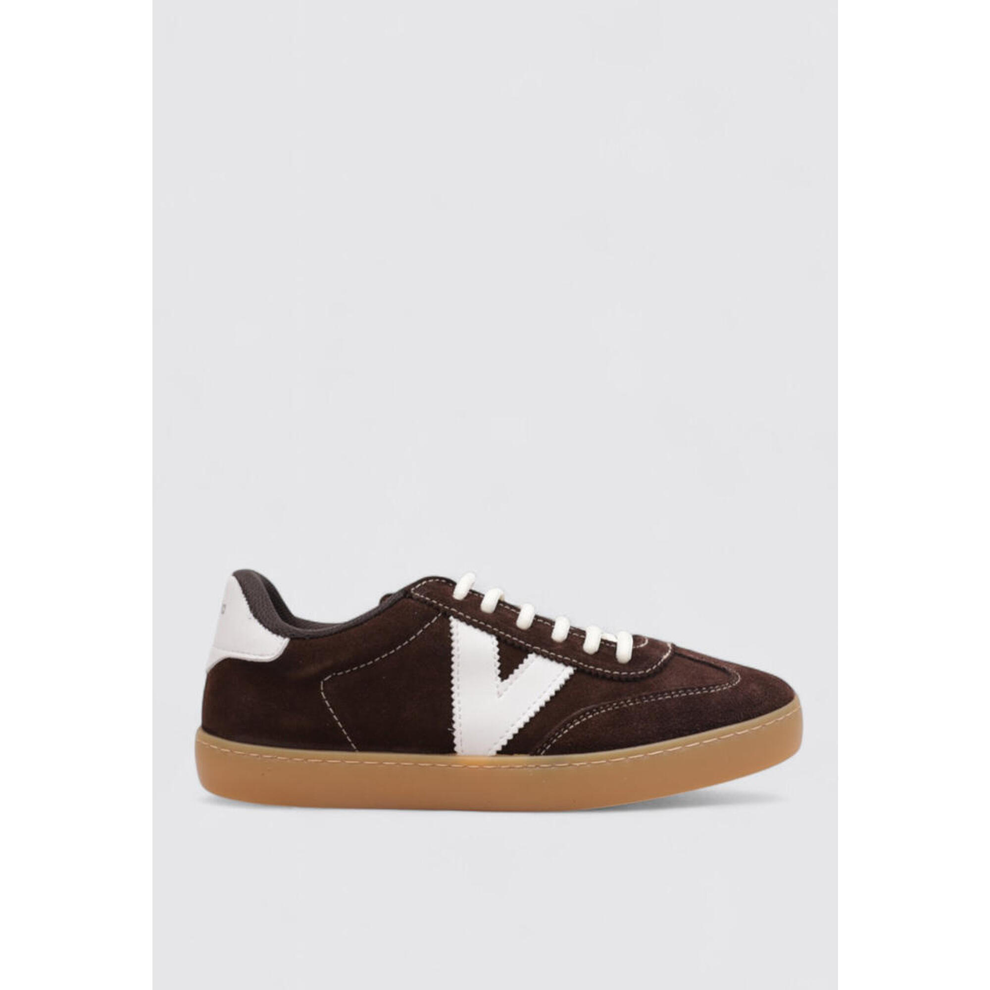 Victoria - Chaussure De Randonnée Baskets Femme Victoria Berlin Ciclista Efecto Piel & Serr - Baskets - Blanc|marron - Decathlon