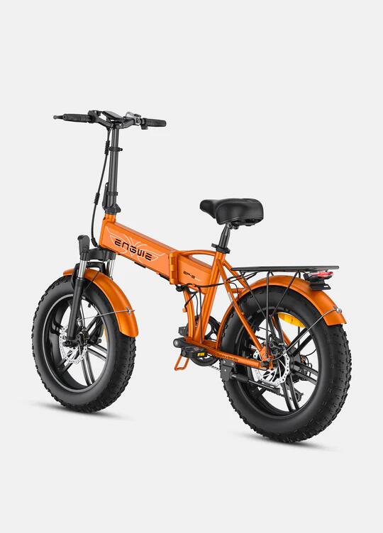 Bicicleta Elétrica Dobrável – Engwe EP2 Boost - Laranja - Lim. 25kmh 3/4