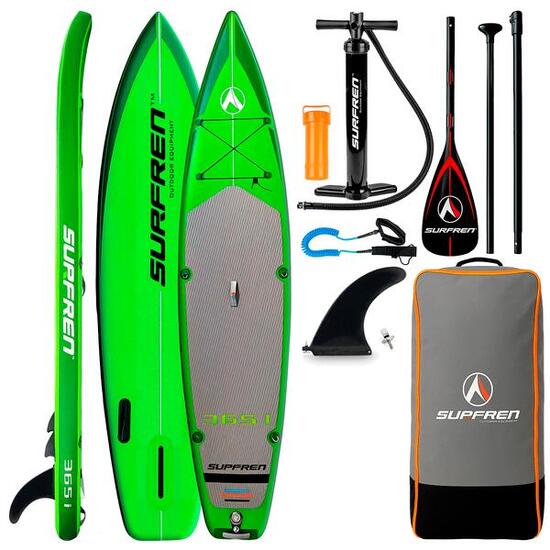Opblaasbaar SUP board SURFREN 365i Touring – stand up paddle dubbele laag PVC