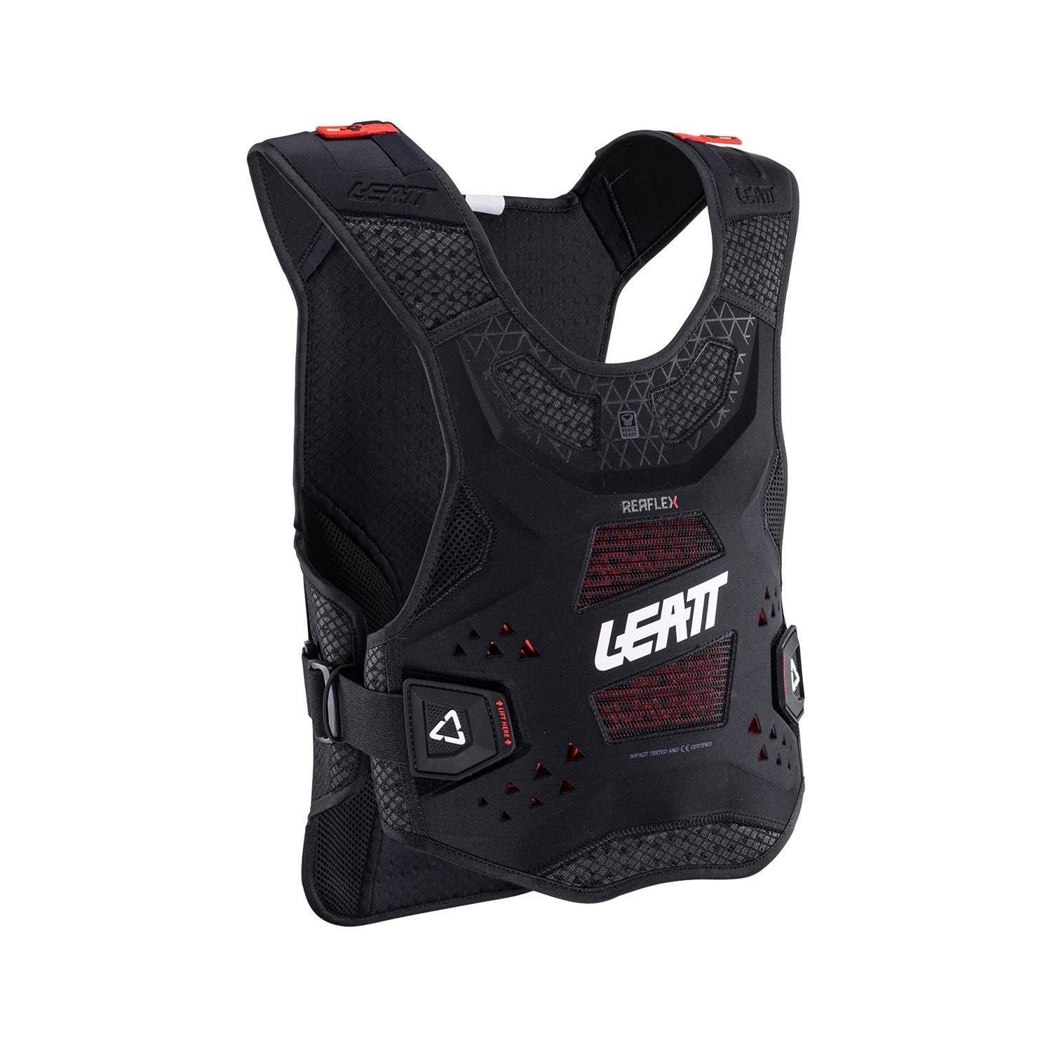 Leatt ReaFlex Brustschutz schwarz Velo-Weste CE leichter Schutz 5/7