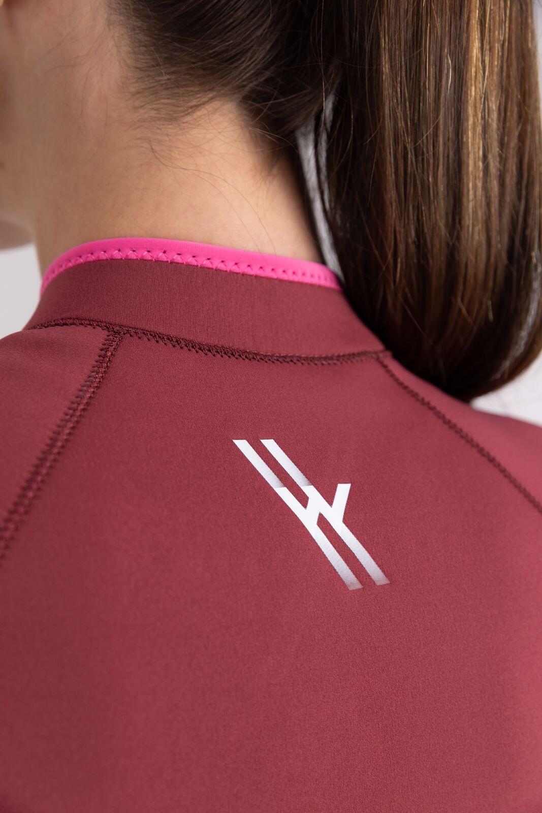 Veste de combinaison premium pour le surf, kite et la natation en Yulex - Rouge 4/7
