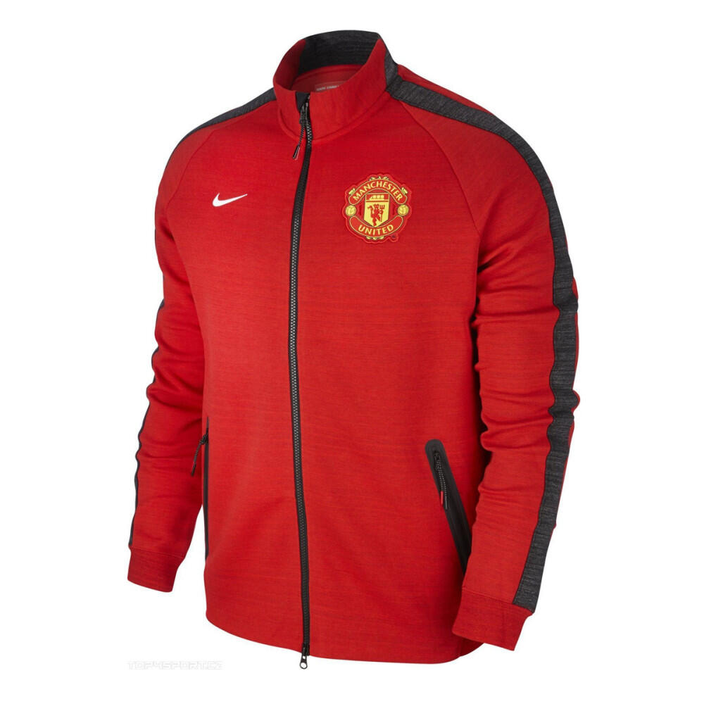 Nike - Veste De Survêtement Nike Manchester United Authentic N98 - Sweat Zippé - Rouge - 52 2xl - Decathlon