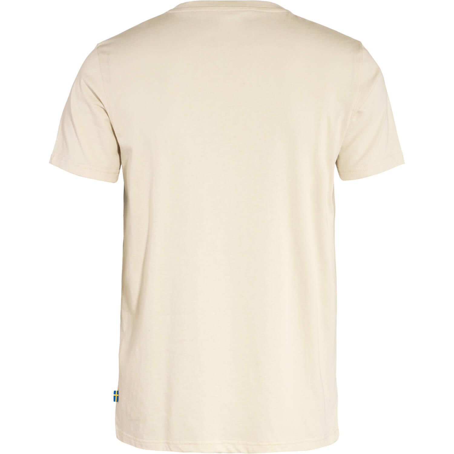 Camiseta Blanco Roto Fjallraven Logo Chalk White Práctica y Duradera 3/6
