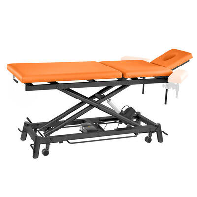 Elektrische Therapieliege Ecofresh 3.0, 80 cm, 3-teilig Apricot Anthrazit