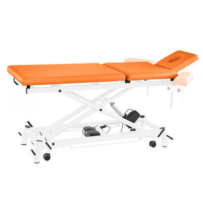Elektrische Therapieliege Ecofresh 3.0, 80 cm, 3-teilig Apricot Weiß