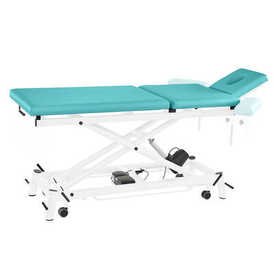 Elektrische Therapieliege Ecofresh 3.0, 80 cm, 3-teilig Agave Weiß
