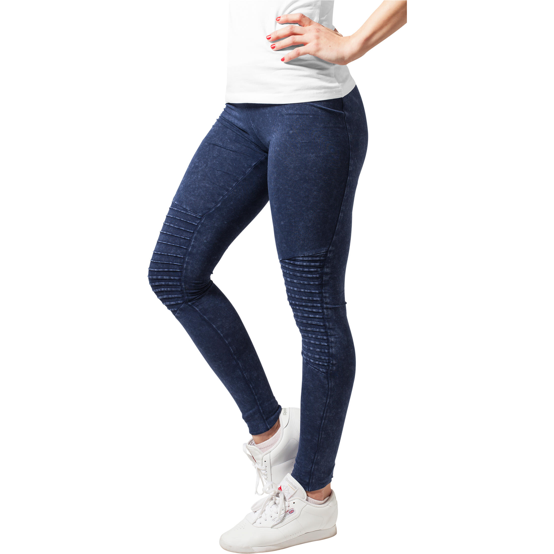 Urban Classics - Legging Femme Grandes Tailles Urban Classic Denim - Legging - Bleu - Decathlon