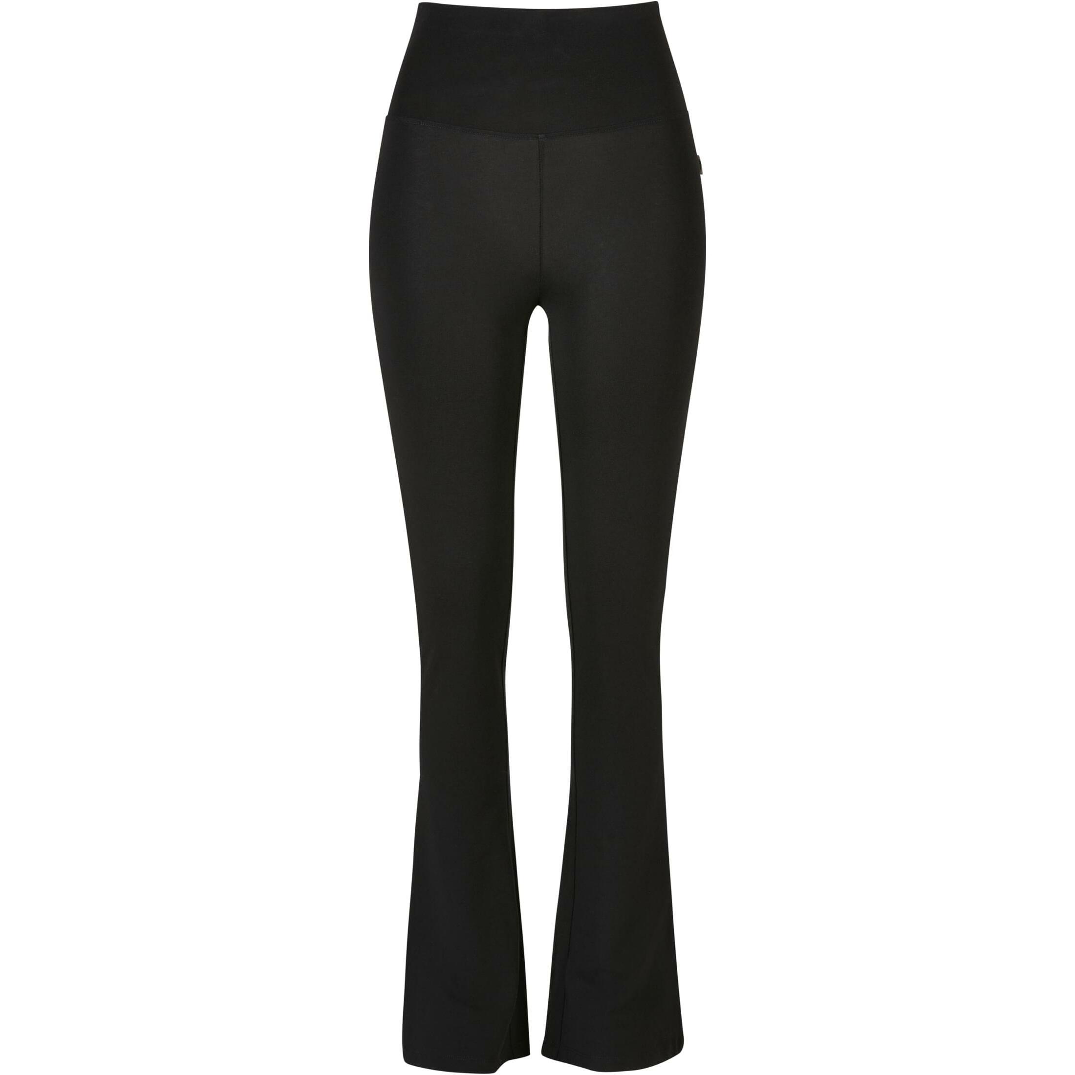 Urban Classics - Legging Femme Urban Classics Organic Stretch Jersey Bootcut Gt - Legging - Noir - Decathlon