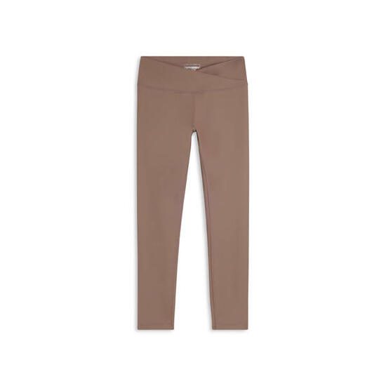 Legging 7/8 à taille classique effet cuir