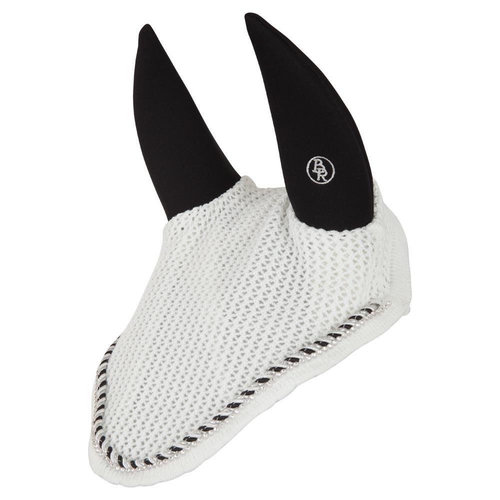Br - Bonnet Pour Cheval Court Br Equitation Galway Cw - Bonnet Cheval - Blanc|noir - Fs - Decathlon