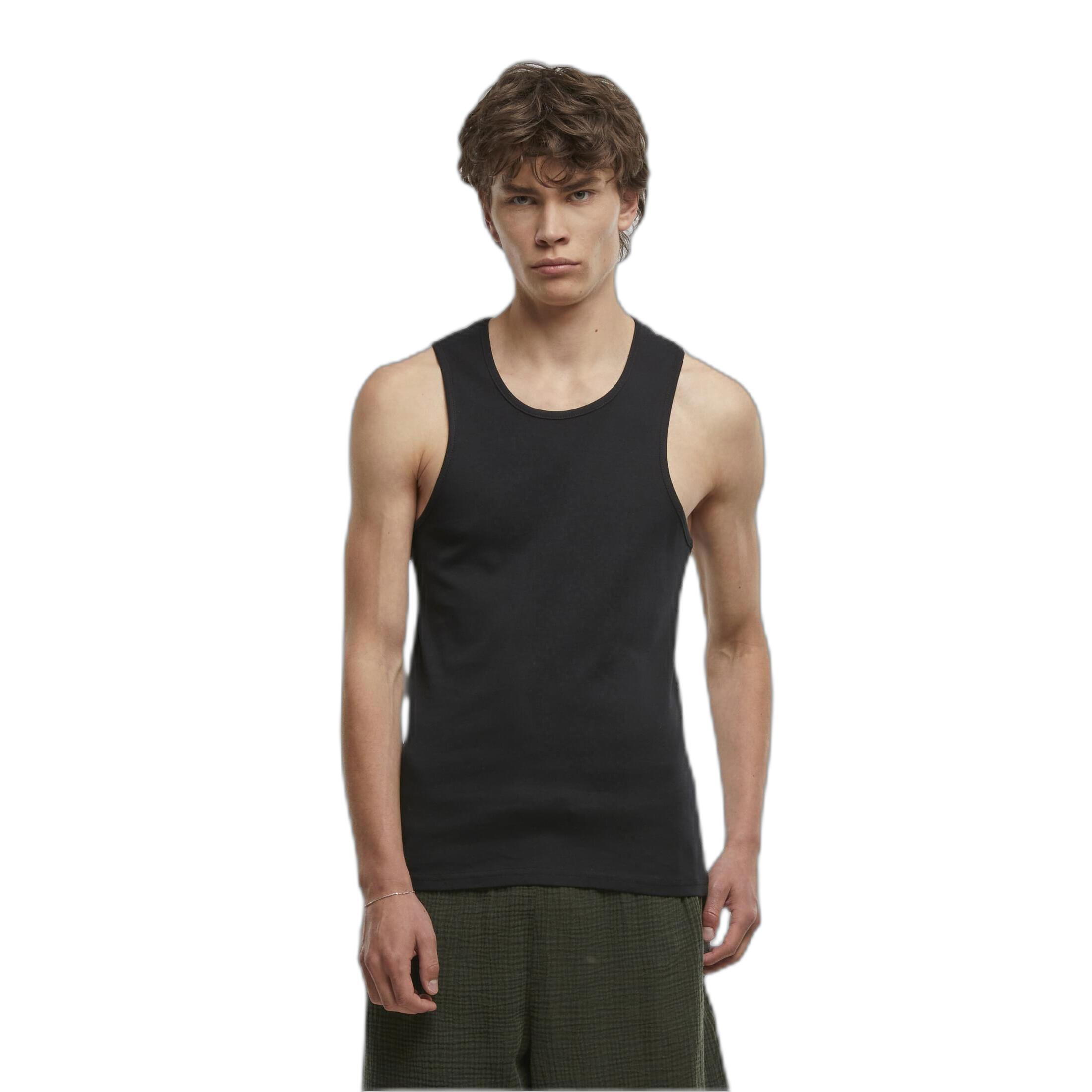 URBAN CLASSICS Tank top Urban Classics Ribbed (x2)