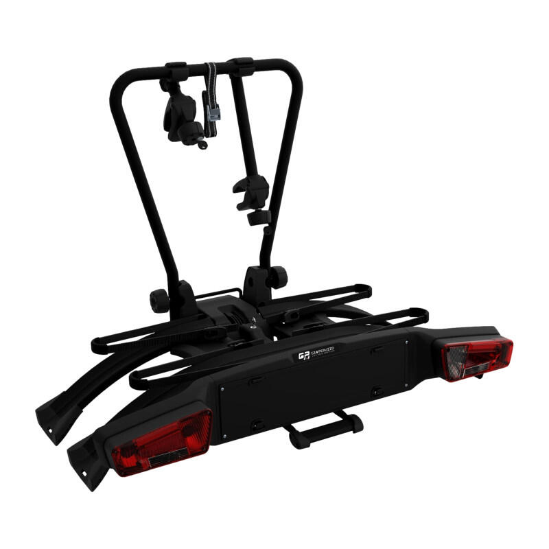 Porta-bicicletas gp verve para 2 bicicletas, extensível para 3