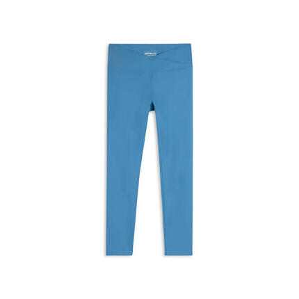 Legging 7/8 à taille classique effet cuir